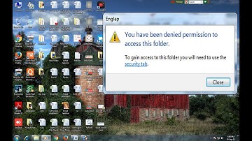 You have been denied Permission to access this folder Security tab 2021