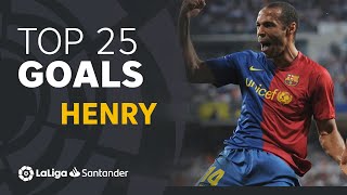 TOP 25 GOALS Thierry Henry in LaLiga Santander