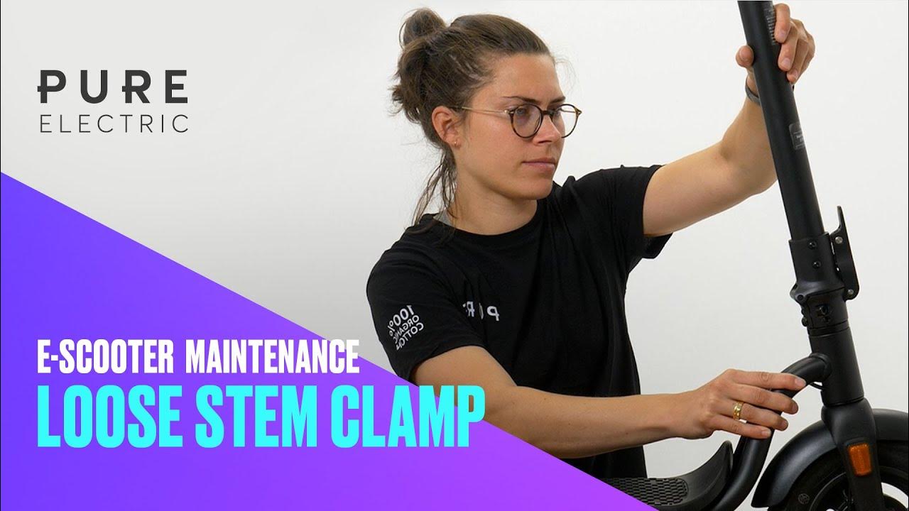 How to fix a loose stem clamp Pure Electric eScooter Maintenance