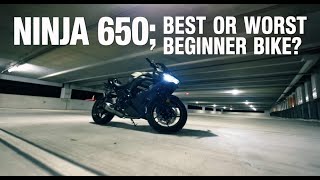 Why I Chose The NINJA 650 As My FIRST Bike... (BEST or WORST Beginner Bike?)