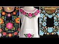 হাতের কাজের গলার ডিজাইন|| Hand embroidery neck design idea 2021|| Nilima Ebnat