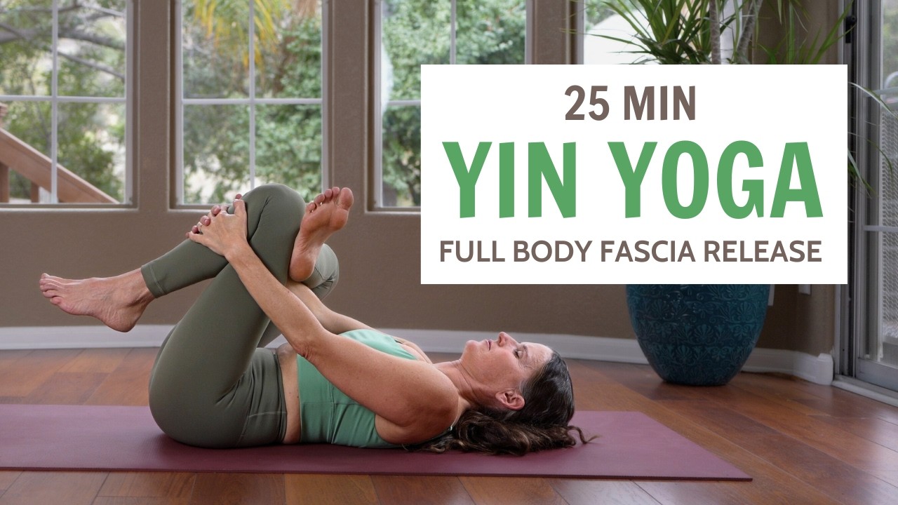 Yin Yoga for Fascia Release | 25 Min Full Body Stretch - YouTube