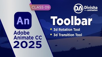 Adobe Animate CC 2025 | Complete Course | 3d Rotation Tool  |  3d Transition Tool
