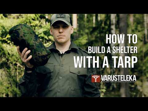How to Build a Shelter with a Tarp