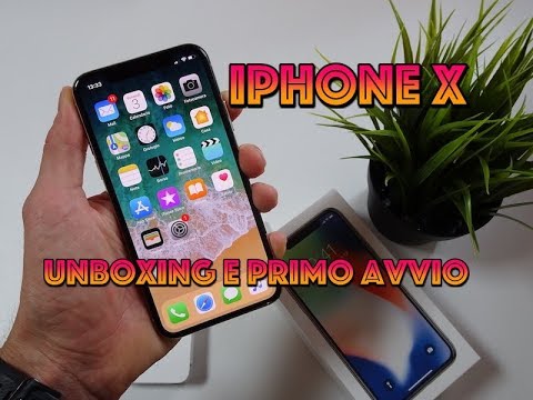 iPhone X : Unboxing, primo avvio, FACE ID e come usare le gesture! (ITA) -  YouTube
