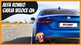 Alfa Romeo Giulia Veloce Q4 - Stock Exhaust SOUND | Caringo EN