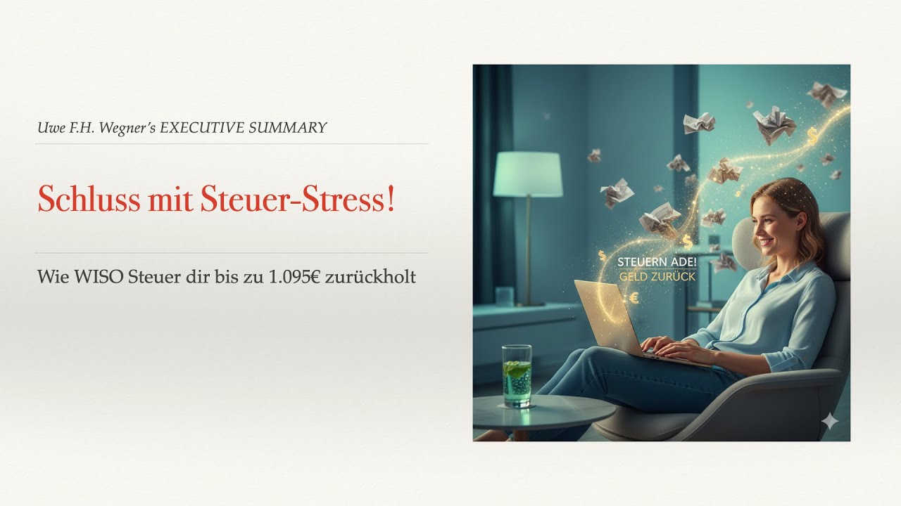 Schluss mit Steuer-Stress! Wie WISO Steuer dir bis zu 1.095€ zurückholt -  Executive Summary