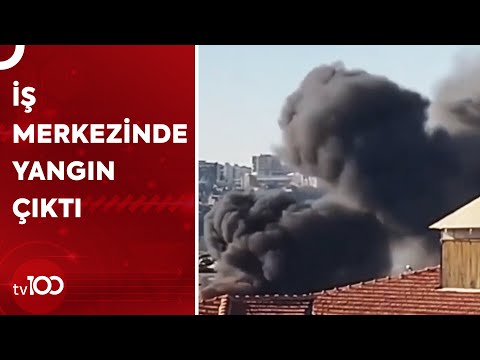 İzmir'de Kemeraltı Çarşısı'ndaki İş Merkezinde Yangın Çıktı | TV100 Haber