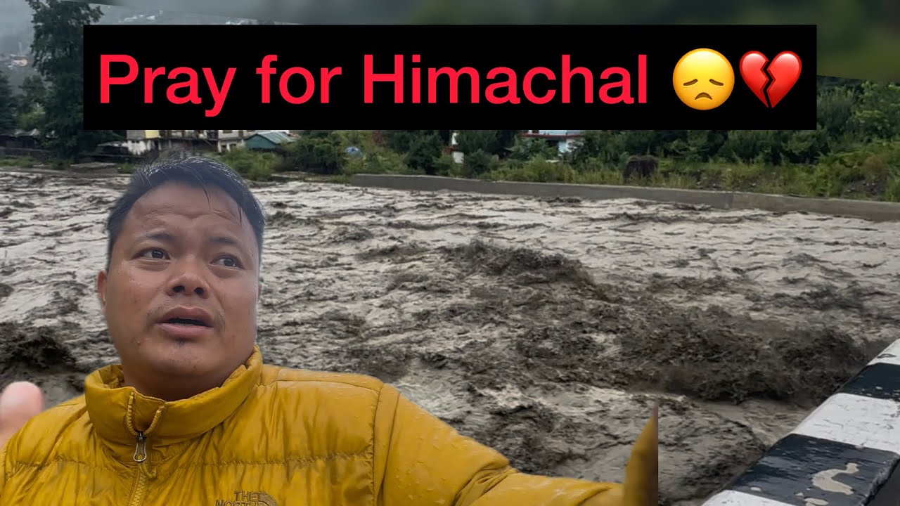 Pray for Himachal 😥💔| Scariest Day | Flood warning Date 26/08/2025 | #tibetanvlogger #tibetan 