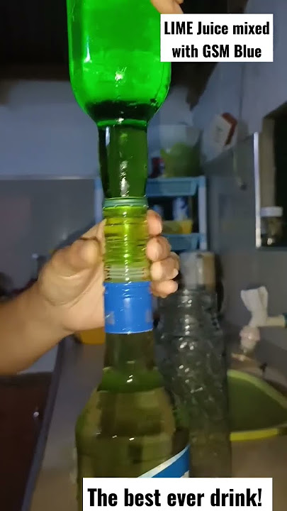 How to mix Lime juice and GSM Blue? #limejuice