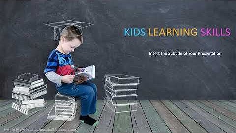 Kids Learning Skills Google Slides Theme - PowerPoint Template PPT
