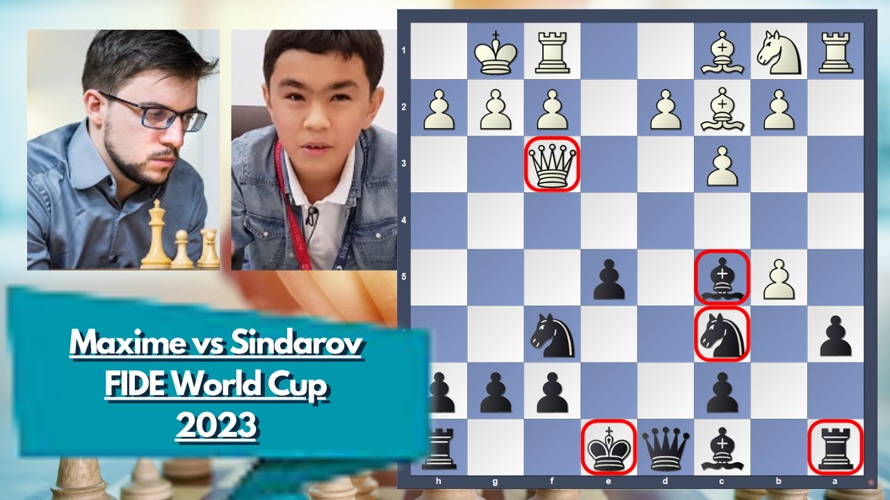 Tactical Game || FIDE World Cup || MVL vs Sindarov || 2023
