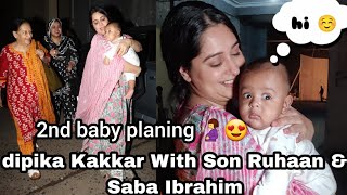 2nd baby planing ?dipika kakkar Ruhaan k sath interview ♥️Dipika ki duniya | Saba ka Jahan