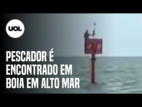 Pescador desaparecido é encontrado pendurado em boia em alto mar no RJ