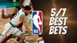 Best NBA Player Prop Picks, Bets, Parlays, Predictions for Today Tuesday May 7th 5/7