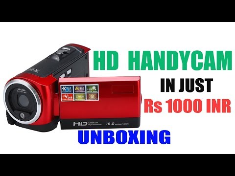 UNBOXING HD HANDYCAM / CAMERA /