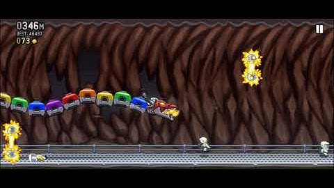 Jetpack Joyride Colossatron 1,138m Run