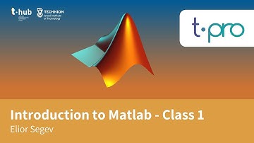 Introduction to Matlab - Class 1