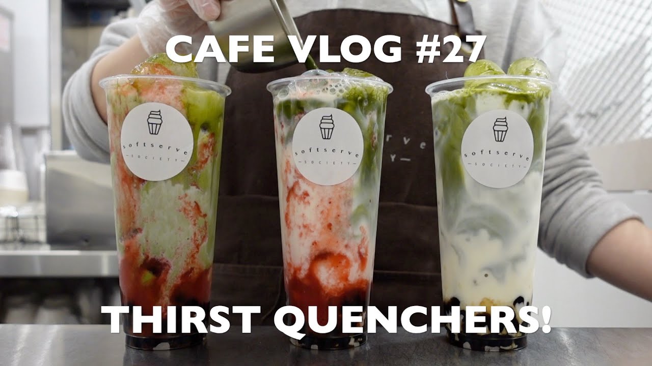 Cafe Vlog Thirst Quenchers Soft Serve Society Youtube