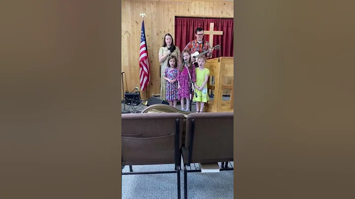 Family song at church