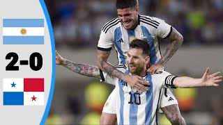 Argentina vs Panama 2-0 | Extended Highlight and goal [2023] screenshot 1