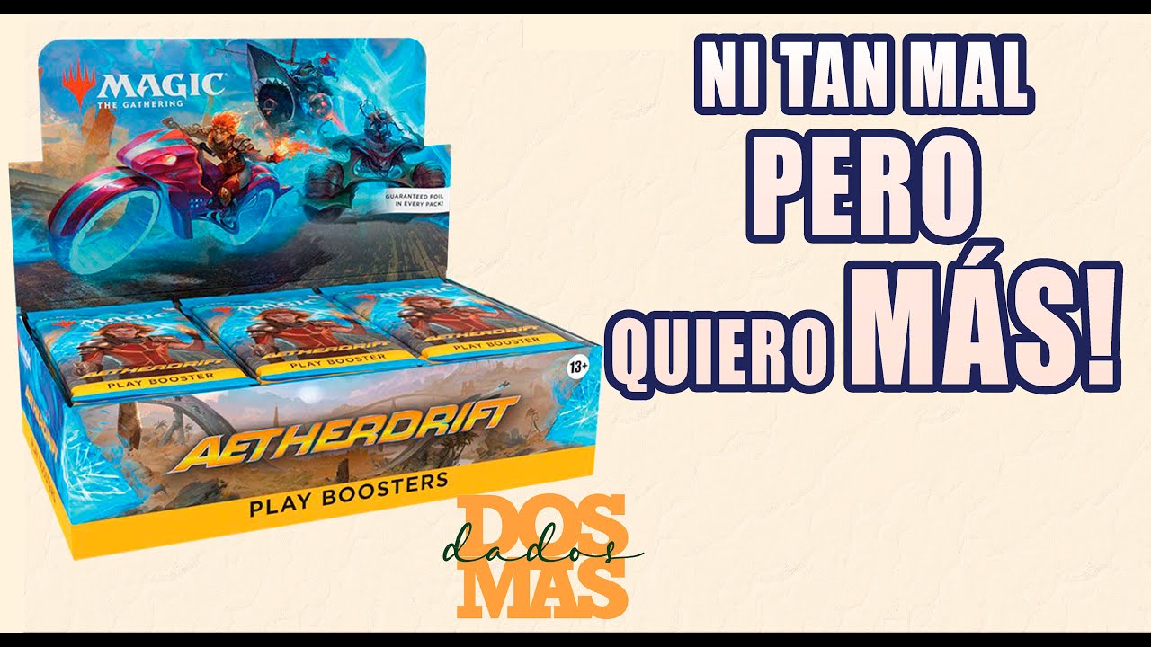Caja De Sobres De Juego De Aetherdrift – Magic: The Gathering (Edición En Español) Con 30 Sobres + 2 Cartas Foil Especiales, Perfecta Para Draft Y Limitado
