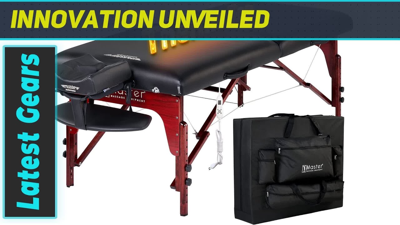 Montclair ThermaTop Master Massage Portable Massage Table - The Ultimate Comfort Experience!