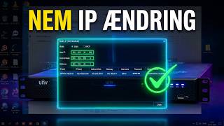 Changing IP address on UNV NVR (windows)