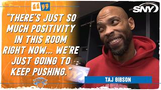 Taj Gibson grateful for his role in return to the Knicks, talks chemistry after win over Nets | SNY