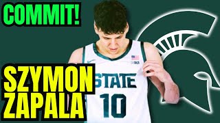 COMMIT: Szymon Zapala commits to Michigan State! Tom Izzo gets his center!