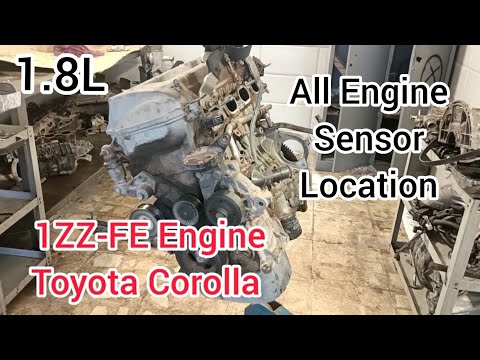 1ZZ-FE Engine All Sensor Locations Of Toyota Corolla 1.8L