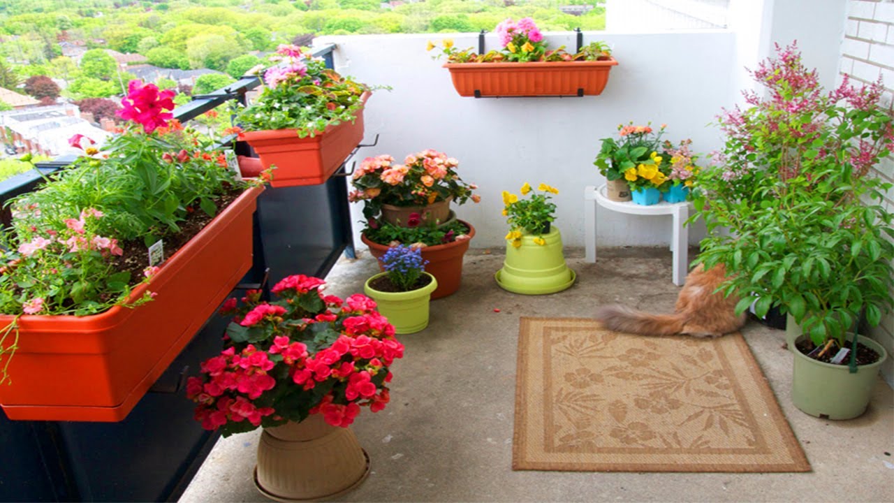 Most Beautiful Balcony Hanging Pots Ideas Space Saving Balcony