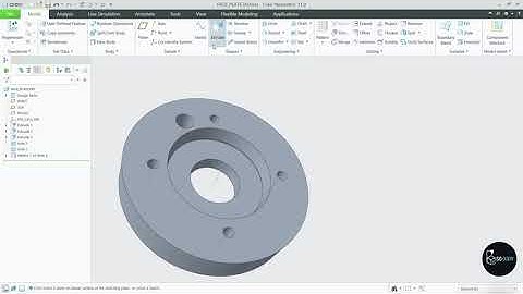 PTC CREO | PART MODELLING TUTORIAL | FACE PLATE