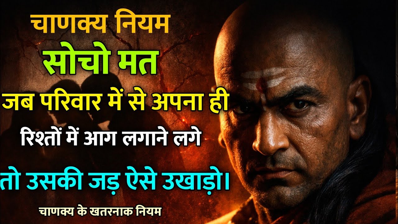 जब परिवार में से ही कोई रिश्तों में खोट डाले | घर के गद्दार से कैसे निपटें? | चाणक्य की क्रूर नीति