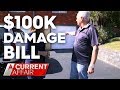 $100k of damage after car slams into home | A Current Affair