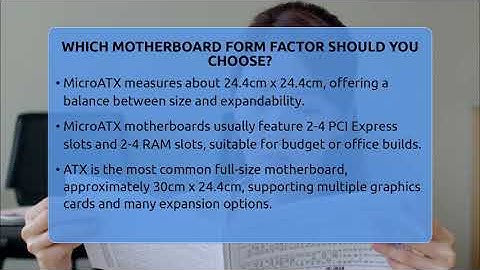 Which Motherboard Form Factor Should You Choose? - Your Computer Companion