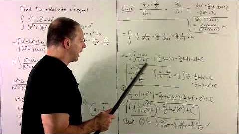 Integration with Partial Fractions 5 - Composition with e^x