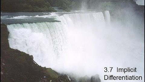 Calc03 7N Implicit Differentiation