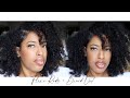 Flexi rods and Braid out on Natural 3c4a Hair | Winter Routine