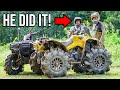 Julius broke the canam renegade big jump