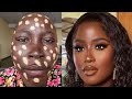 MUST WATCH 😳 VIRAL 👆🏻Bridal Gele &amp; Makeup Transformation | Makeup Tutorial ✂️💉🔥