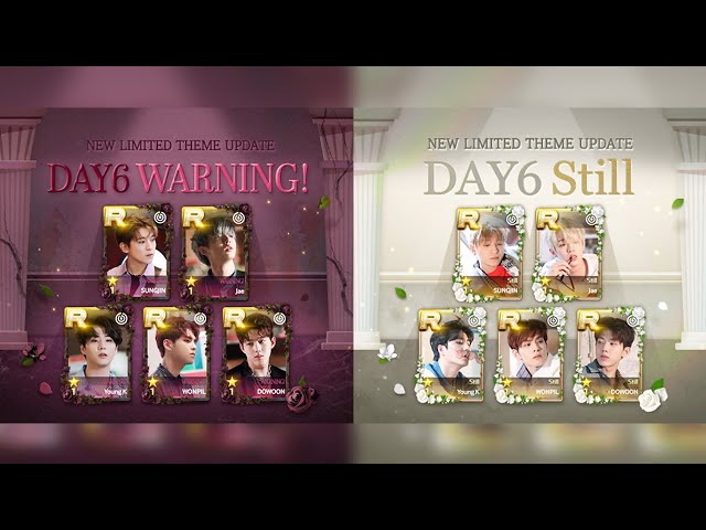 [SuperStar JYPNation] Collecting DAY6 WARNING! and Still Limited Edition Themes class=