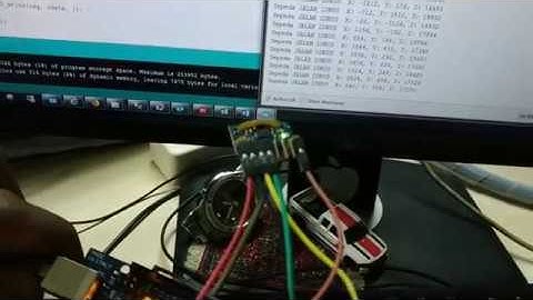 Arduino Mega + MPU 6050 gyroscope accelerator
