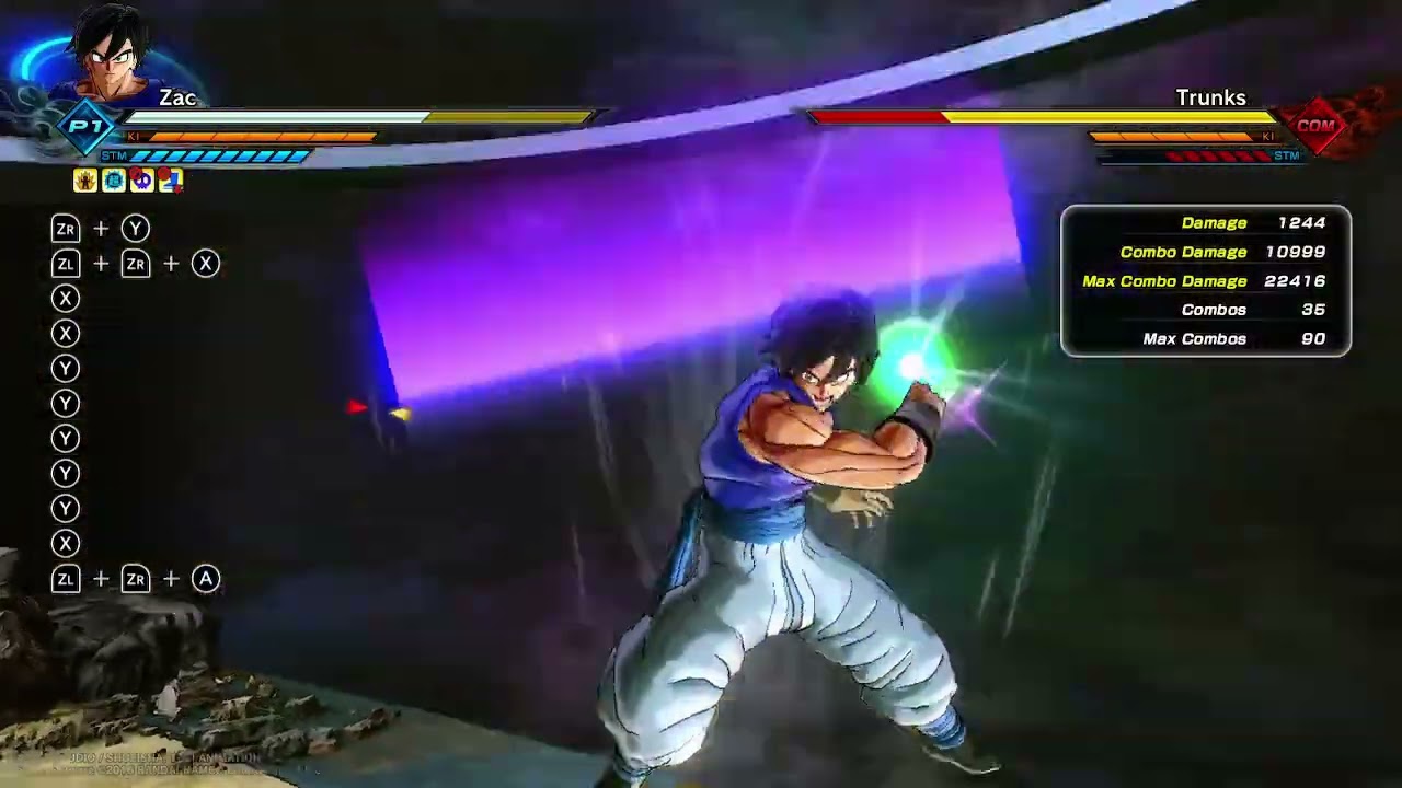 Mystic Stream Shot Combo | Dragonball Xenoverse 2