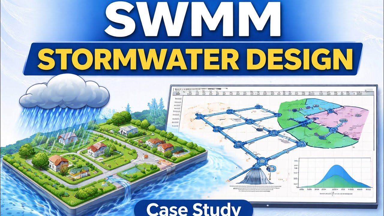Swmm Program Design of Stormwater Sewer Using SWMM Software | Step-by-Step Case ...