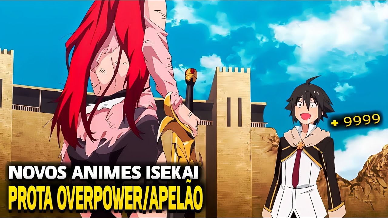 5 ANIMES ISEKAIS DUBLADOS COM PROTAGONISTA OVERPOWER!! 