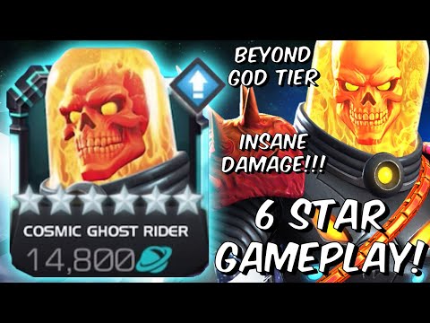 6 Star Rank 2 Cosmic Ghost Rider Gameplay – BEYOND GOD TIER INSANITY – Marvel Contest of Champions