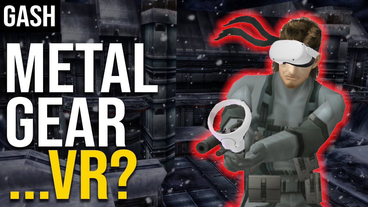 We played Metal Gear Solid BUT in VR!?