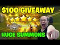 100 giveaway huge the witcher collab summons session summoners war