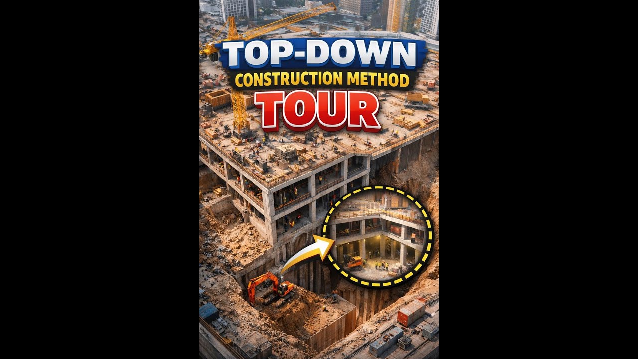 Cinematic Top Down Construction Method Tour  4K U